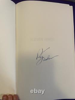 PHIL JACKSON Eleven Rings SIGNED 1st Edition HC Book AUTOGRAPHED Lakers Bulls