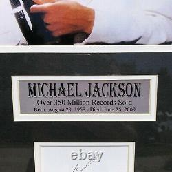 PSA/DNA Thriller MICHAEL JACKSON Signed Autographed FRAMED Record Album Cut Auto