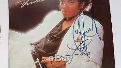 PSA LETTER Autographed Album MICHAEL JACKSON THRILLER LOVE