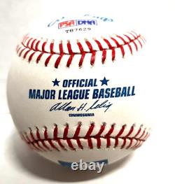 PSA Reverend Jesse Jackson Peace Signed Autographed Auto MLB Baseball