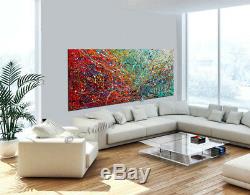 Painting Jackson Pollock Style Drip Art painting on canvas, thick paints