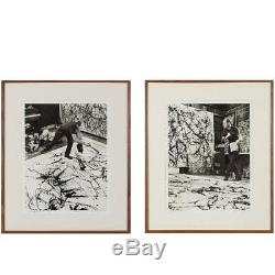Pair of Photograph of Jackson Pollock by Hans Namuth