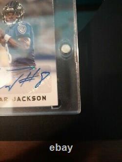 Panini Lamar Jackson 2018 Plates And Patches Rookie Patch Auto RPA #33/99
