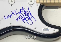 Paris Jackson Signed Autographed Electric Guitar Daughter of Michael ACOA COA
