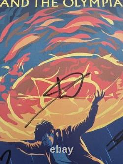 Percy Jackson Exclusive Signed Poster Autographed SDCC 2026 Season 3 Cast