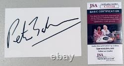 Peter Jackson Signed Autographed 4x6 Card JSA Cert Lord Of The Rings