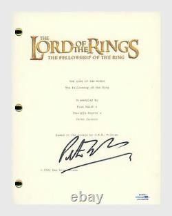 Peter Jackson Signed Autographed The Lord Of The Rings Script ACOA RACC