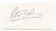 Peter Jackson Signed Index Card Autographed Director Lord Of The Rings