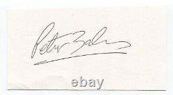 Peter Jackson Signed Index Card Autographed Director Lord Of The Rings