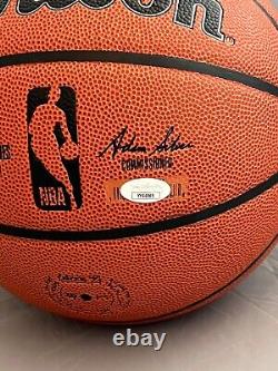 Phil Jackson Chicago Bulls Lakers signed NBA Basketball Ball autographed JSA LOA