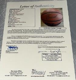 Phil Jackson Chicago Bulls Lakers signed NBA Basketball Ball autographed JSA LOA