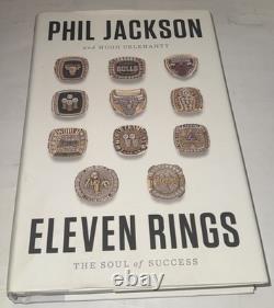 Phil Jackson Eleven Rings 1st Edition Hardcover Book Autographed Signed Bulls