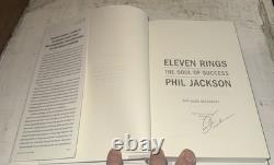 Phil Jackson Eleven Rings 1st Edition Hardcover Book Autographed Signed Bulls