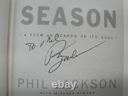 Phil Jackson Hand Signed Autographed The Last Season Book To Mel / Mike