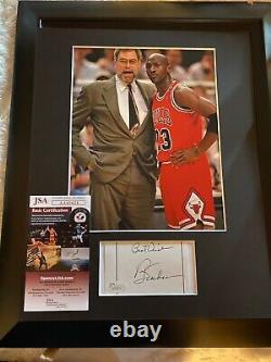 Phil Jackson Signed 3x5 Jsa 11x14 8x10 Photo Autograph Bulls Michael Jordan/