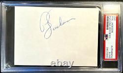 Phil Jackson Signed Autographed Cut Chicago Bulls La Lakers Psa/dna Slabbed Coa