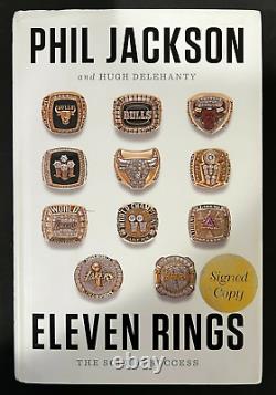 Phil Jackson Signed Autographed Eleven Rings Book Chicago Bulls Lakers Jsa Coa