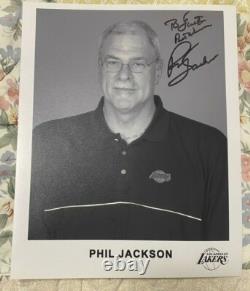 Phil Jackson signed autographed 8x10 Photo Lakers Official Promotional Photo