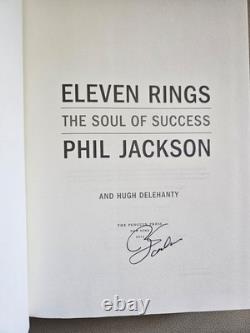 Phil Jackson signed autographed Eleven Rings hardcover book