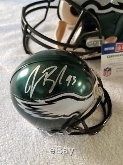 Philadelphia Eagles Authentic Signed Jersey + helmet + football Vick Jackson McC