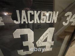 Premium Framed Bo Jackson Autographed / Signed Raiders Jersey BAS Auth