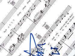 QUINCY JONES Signed 8.5x11 SHEET MUSIC PAGE Michael Jackson PRODUCER Legend coa