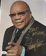 Quincy Jones, signed Autographed, Photo 8x10 Color Michael Jackson, thriller