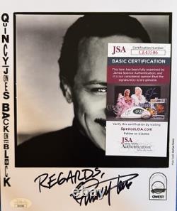 Quincy Jones, signed Autographed, Photo 8x10, Michael Jackson, Thriller