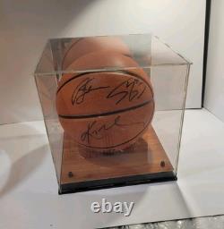 RARE KOBE Bryant + SHAQ + Phil Jackson signed basketball authentic autographed