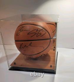 RARE KOBE Bryant + SHAQ + Phil Jackson signed basketball authentic autographed