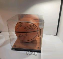 RARE KOBE Bryant + SHAQ + Phil Jackson signed basketball authentic autographed