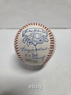 REGGIE JACKSON Signed Autographed Jackie Robinson 50th Anniversary Logo Baseball