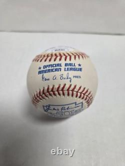 REGGIE JACKSON Signed Autographed Jackie Robinson 50th Anniversary Logo Baseball