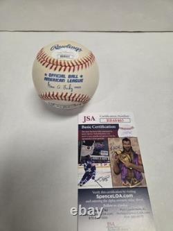 REGGIE JACKSON Signed Autographed Jackie Robinson 50th Anniversary Logo Baseball