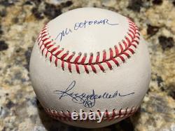 REGGIE JACKSON Signed Autographed OAL Baseball Inscribed Mr. October UDA
