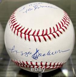REGGIE JACKSON Signed OMLB Baseball with I must Kill The Queen FANATICS Naked Gun