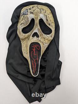 ROGER JACKSON Signed AGED GHOSTFACE MASK Autograph SCREAM VI JSA COA