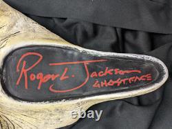 ROGER JACKSON Signed AGED GHOSTFACE MASK Autograph SCREAM VI JSA COA