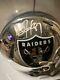 Raiders BO JACKSON Signed Riddell Oakland CHROME Mini Helmet AUTO Beckett