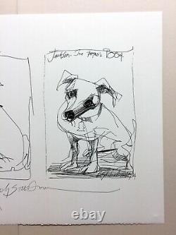 Ralph Steadman Jackson Dog Signed Limited Edition Print #35 0f 60