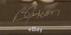 Rare Bo Jackson Football & Baseball Bo Knows Autographed Framed 16 × 20. Coa