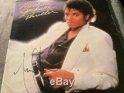 Rare Michael Jackson Signed THRILLER Album Vinyl