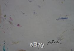 Rare Unique painting, Drip Art, signed, Jackson Pollock w COA & docs Warhol era