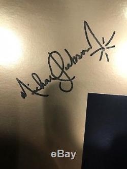 Rare artwork Michael Jackson Autographed Dangerous Lithograph