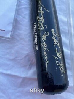 Rawlings Signed Autograph Inscribed REGGIE Jackson Big Stick With COA, 9-1981