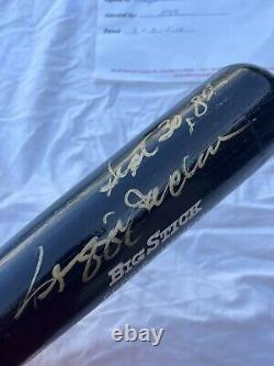 Rawlings Signed Autograph Inscribed REGGIE Jackson Big Stick With COA, 9-1981