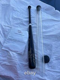 Rawlings Signed Autograph Inscribed REGGIE Jackson Big Stick With COA, 9-1981