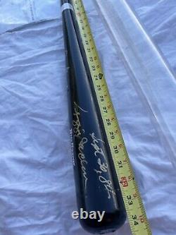 Rawlings Signed Autograph Inscribed REGGIE Jackson Big Stick With COA, 9-1981