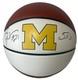 Ray Jackson Michigan Wolverines Signed Autographed Logo Basketball Fab 5! Jsa