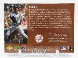 Reggie Jackson 2001 Ud Gold Glove Fielder's Glove Patch Autograph Auto- Yankees